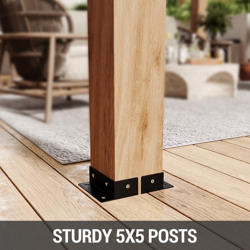 Wooden flower stand - N/A