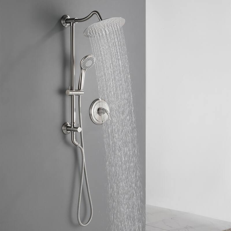 Bathroom Rainfall Shower System with 3 Function Handheld Shower