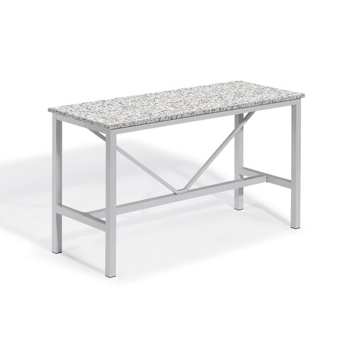 Oxford Garden Travira 72-inch Lite Core Ash Rectangular Bar Table