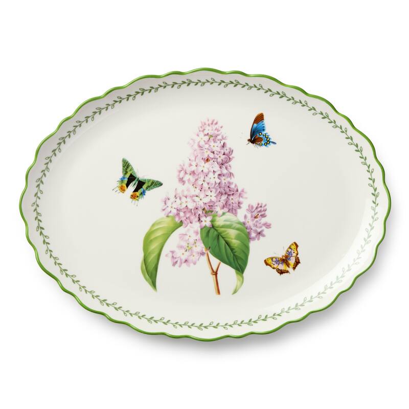 Certified International Mirabella Oval Platter 16" x 12" - 16.00"L x 11.75"W x 1.25"H