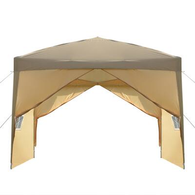 3 x 3m Two Doors & Two Windows Practical Waterproof Right-Angle Folding Tent