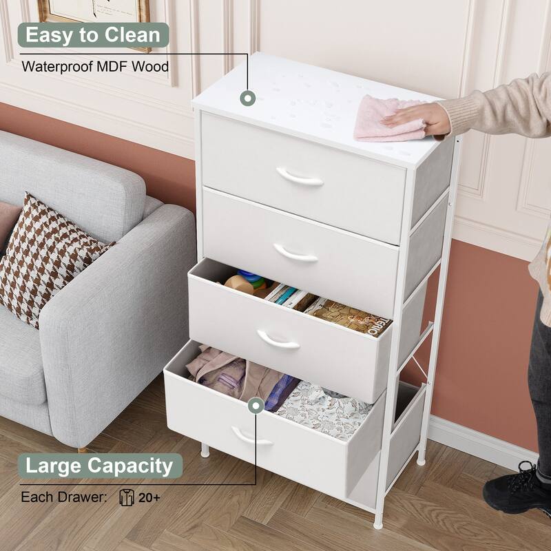 5 Drawers Vertical Dresser Storage Tower Organizer Unit for Bedroom