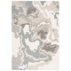 preview thumbnail 4 of 12, SAFAVIEH Handmade Rodeo Drive Eyglo Mid-Century Modern Wool Rug 5' x 8' - Ivory/Grey - Rectangle