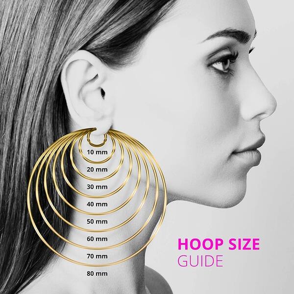 Brilliant Embers 925 Sterling Silver Rhodium-plated Polished CZ Hoop Post Earrings Brilliant Embers 925 Sterling Silver Rhodium-plated Polished CZ Hoop Post Earrings