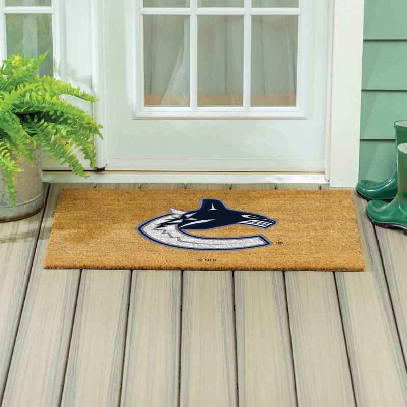 Vancouver Canucks Full Color Indoor/Outdoor Coir Mat