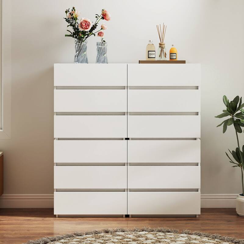 23.62"W Wood 2-Drawer Nightstand