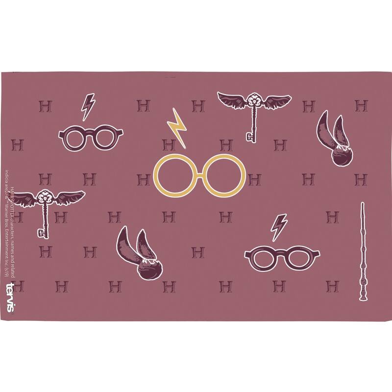 Tervis Harry Potter - Maroon and Gold Glasses Made in USA Double Walled Insulated Travel Tumbler, Classic