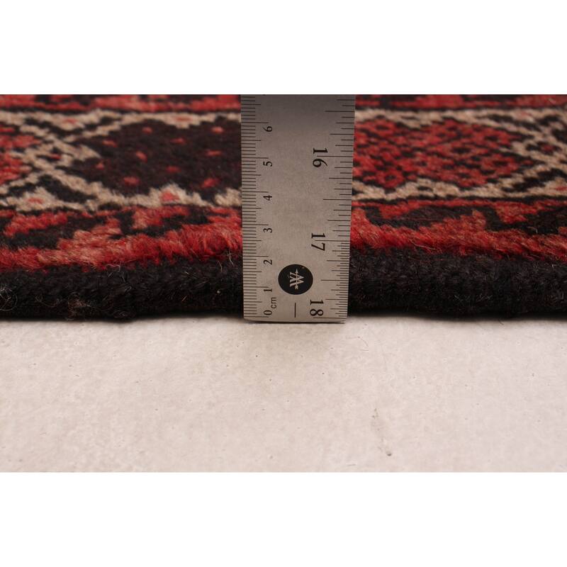 ECARPETGALLERY Hand-knotted Royal Baluch Khaki Wool Rug - 3'2 x 5'7