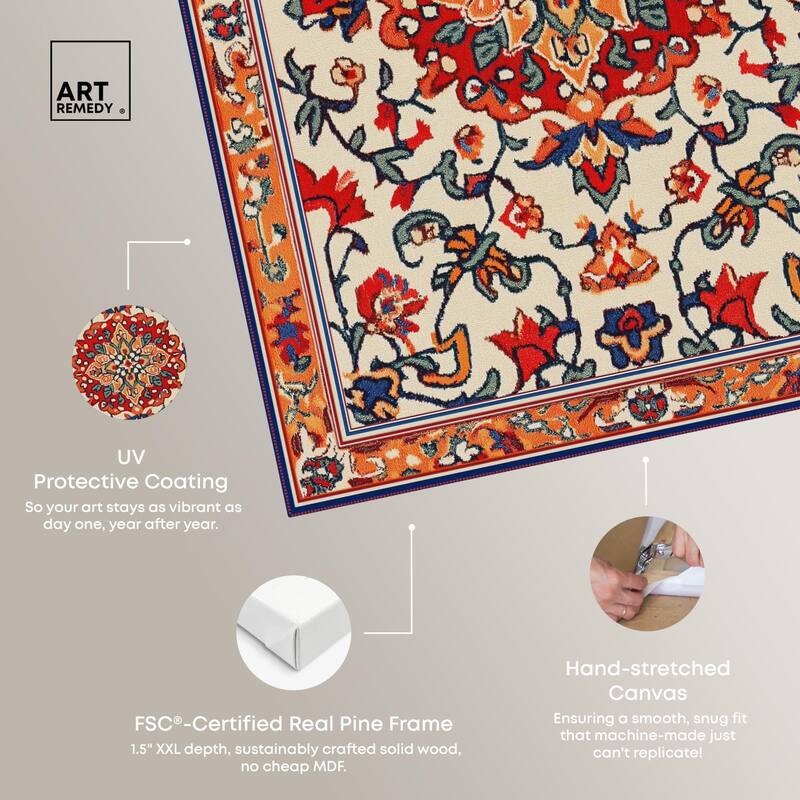 Morrocan Garden II Canvas by Art Remedy, Gallery Wrapped