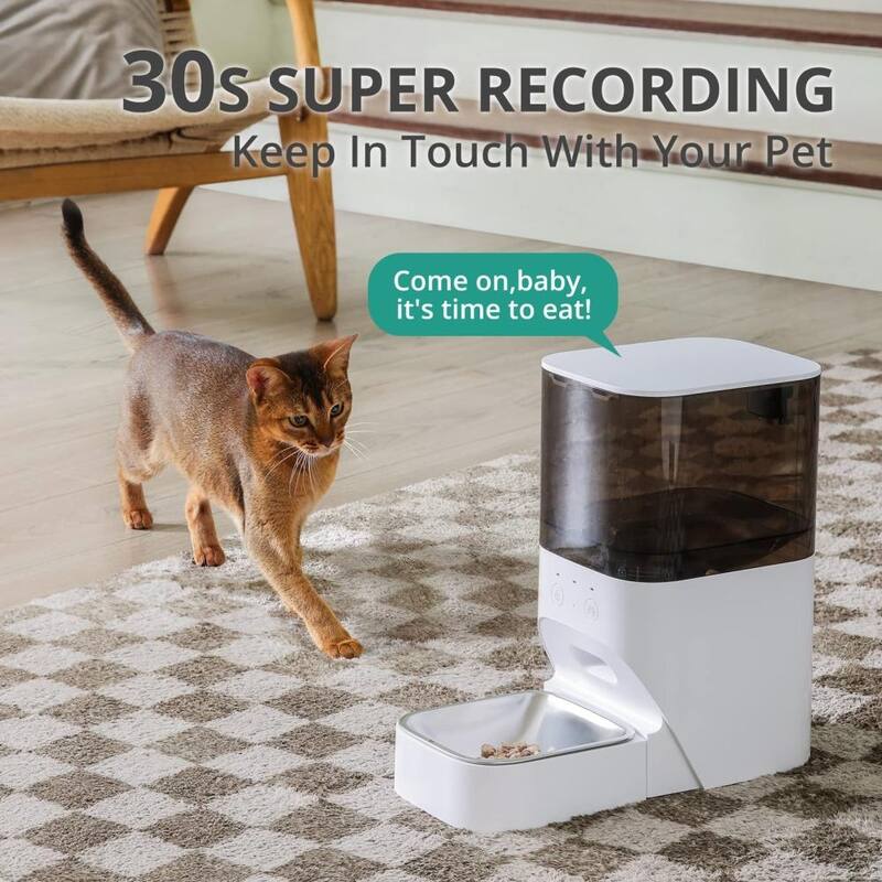 Automatic Cat Feeder, Timed Cat Feeder with APP Control Bed Bath