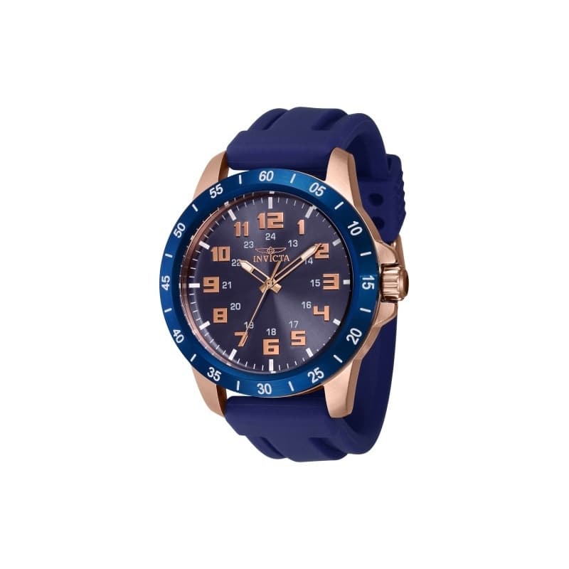 Invicta Men's 40001 Pro Diver Quartz 3 Hand Blue Dial Watch