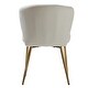 preview thumbnail 40 of 75, HULALA HOME Upholstered Premium Velvet Tufted Dining Chair with Small Base Set of 2