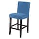 Aprilia Upholstered Transitional Counter Chairs (Set of 2) - Blue