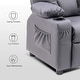 preview thumbnail 35 of 49, MCombo Big Kids Recliner Chair for Toddler Boys and Girls Faux Leather - 28.3"(L)x26.4"(W)x34.2"(H)