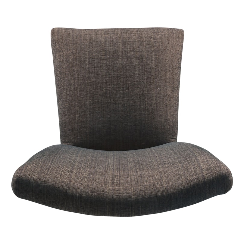 HomePop Elegant Parson Dining Chair -Blue and Brown Damask - N/A