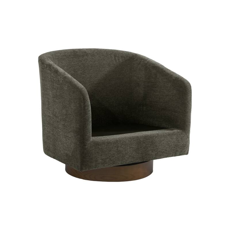 Modern 360°Swivel Barrel Chair