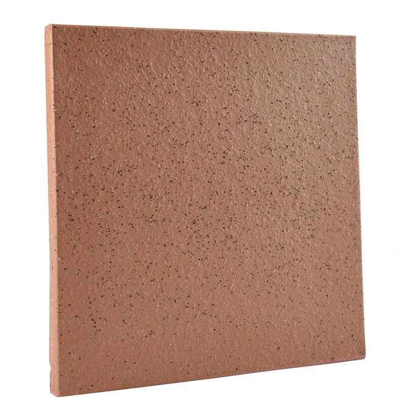 Merola Tile Lincoln Quarry Abrasive Mayflower Red 7-5/8" x 7-5/8" Ceramic Floor and Wall Tile