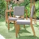 preview thumbnail 12 of 25, Cambridge Casual Zephyr 7-piece Teak Outdoor Dining Set