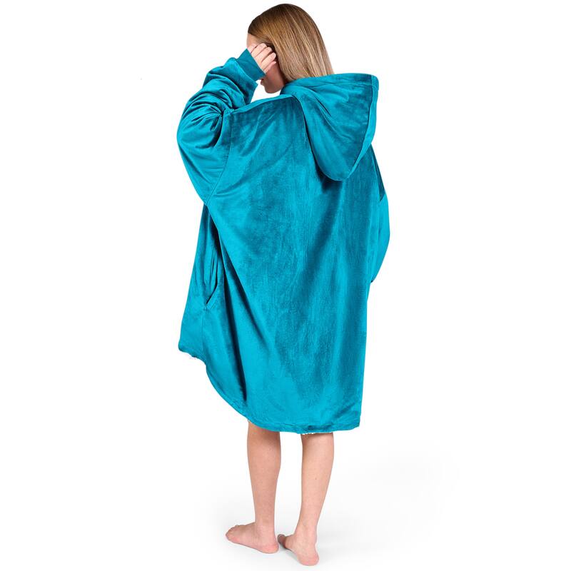 Bare Homey B-Cozy Oversized Sherpa Wearable Blanket
