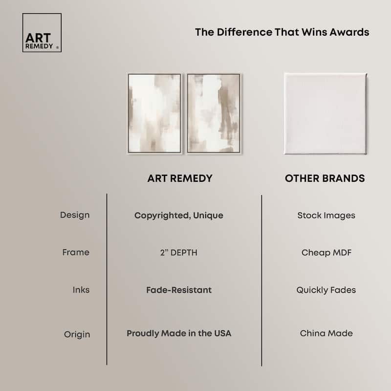 Winter Mist II Canvas Set of 2 by Art Remedy