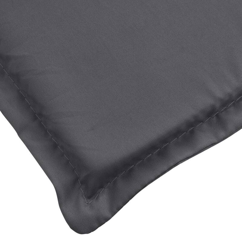 Outdoor Cushion for Chaise Lounger, 79 Inch Texture Gray Oxford Fabric