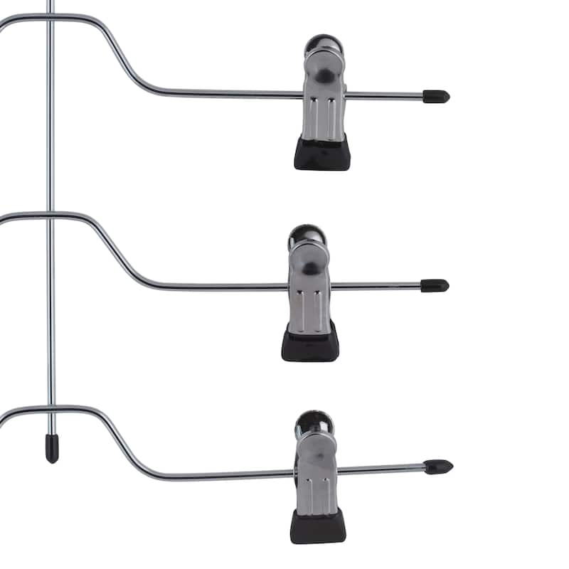 Organize It All Chrome 4 Tier Skirt and Slack Hanger