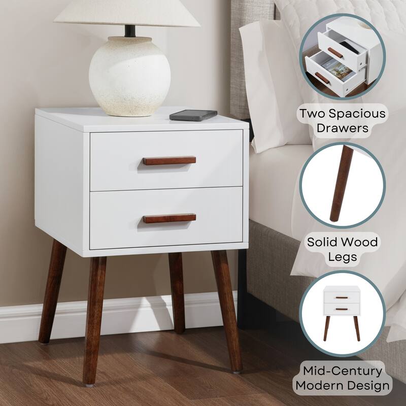 Convenience Concepts Oslo 2 Drawer End Table