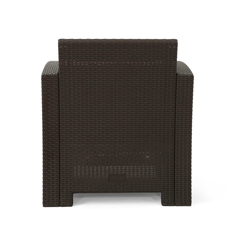 Chenille Lounge Chair with Thick Cushion & Armrests