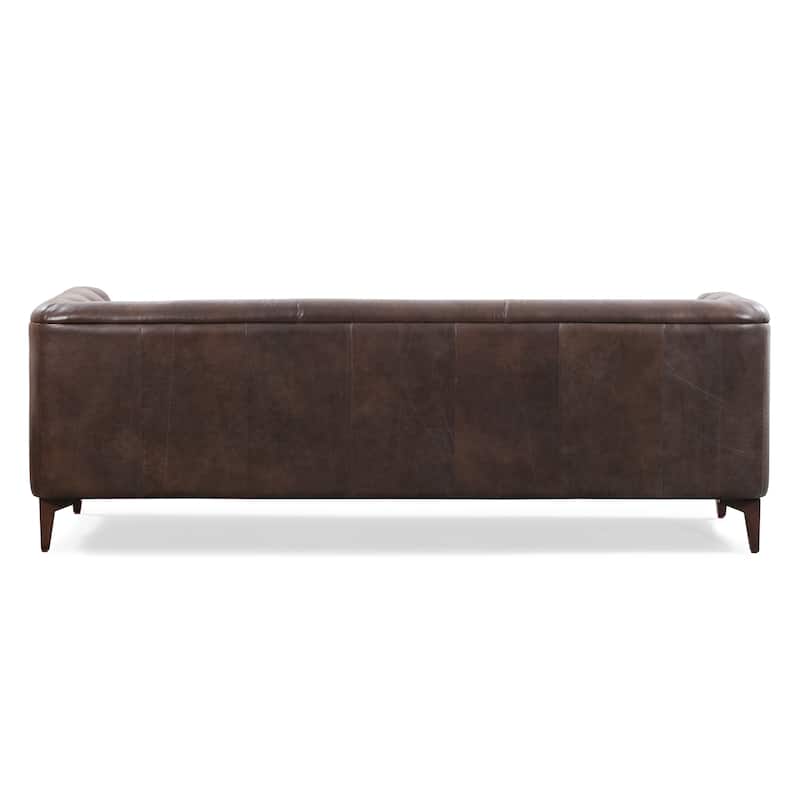 Poly & Bark Essex 89" Sofa - Full Grain Genuine Italian Leather