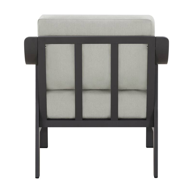 Spruce & Spring Outdoor Patio Furniture Set Aluminum Sofa Accent Chair