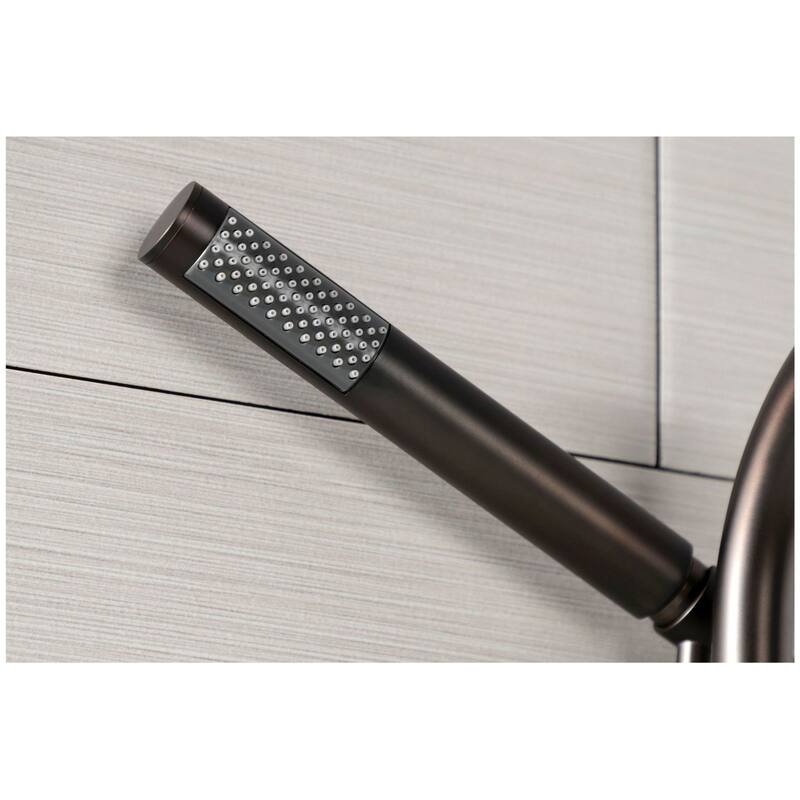Kingston Brass AE845.RX Belknap Wall Mounted Tub Filler with Built-In