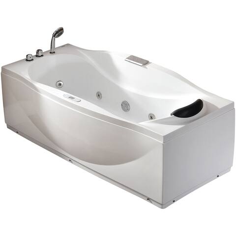 Eago 31-9/10" Soaking Bathtub for Free Standing Installations with - White