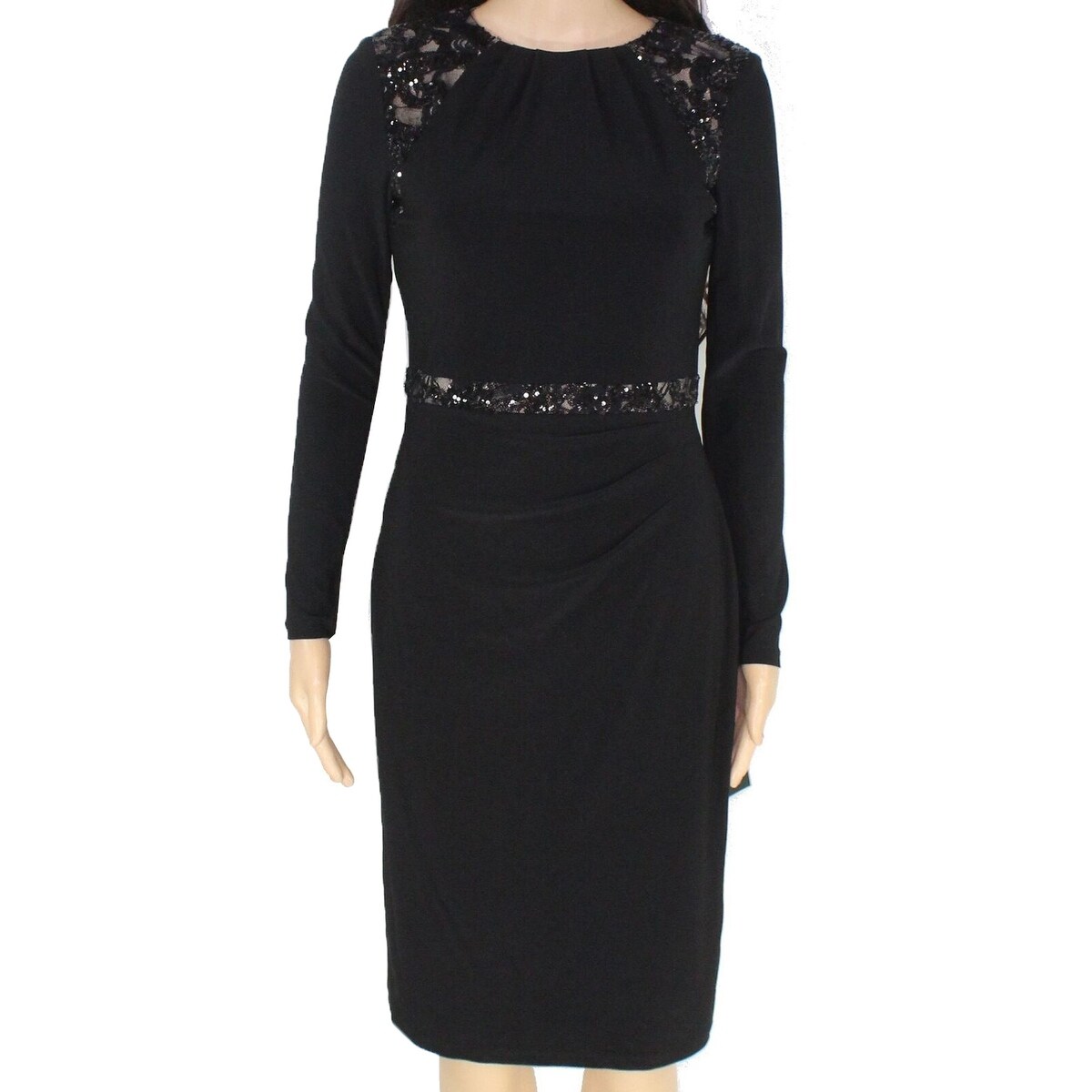 ralph lauren black cocktail dress