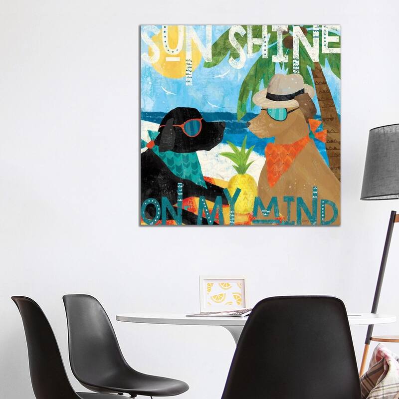 iCanvas "Good Vibes III" by Veronique Charron Canvas Print - 37x37x1.5