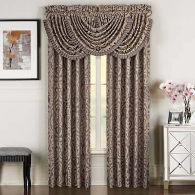 J. Queen New York Astoria Brown Window Panel Pair