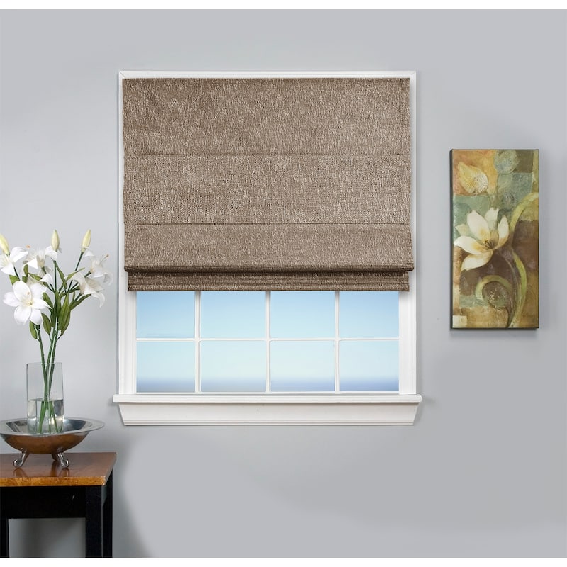 Monet Cordless Room Darkening Roman Shade