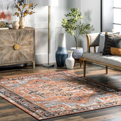 Nuloom Vintage Tribal Aztec Ornamental Area Rug