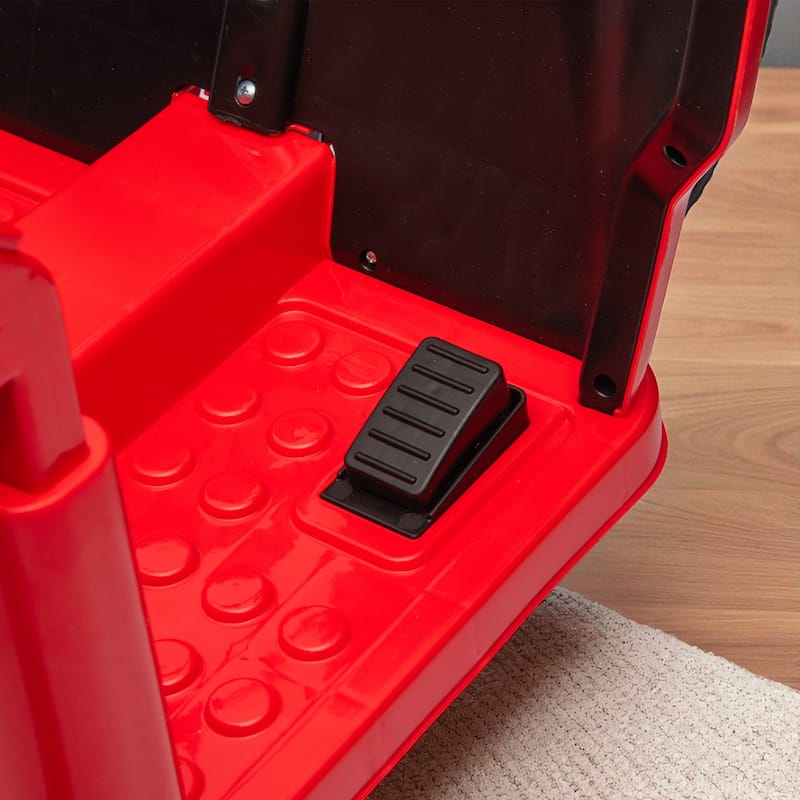 12V Kids Electric 3-Wheel Cargo Truck with Storage, LED Lights, Music, Anti-Slip Wheels, Wide Seat & Stable Trike Design