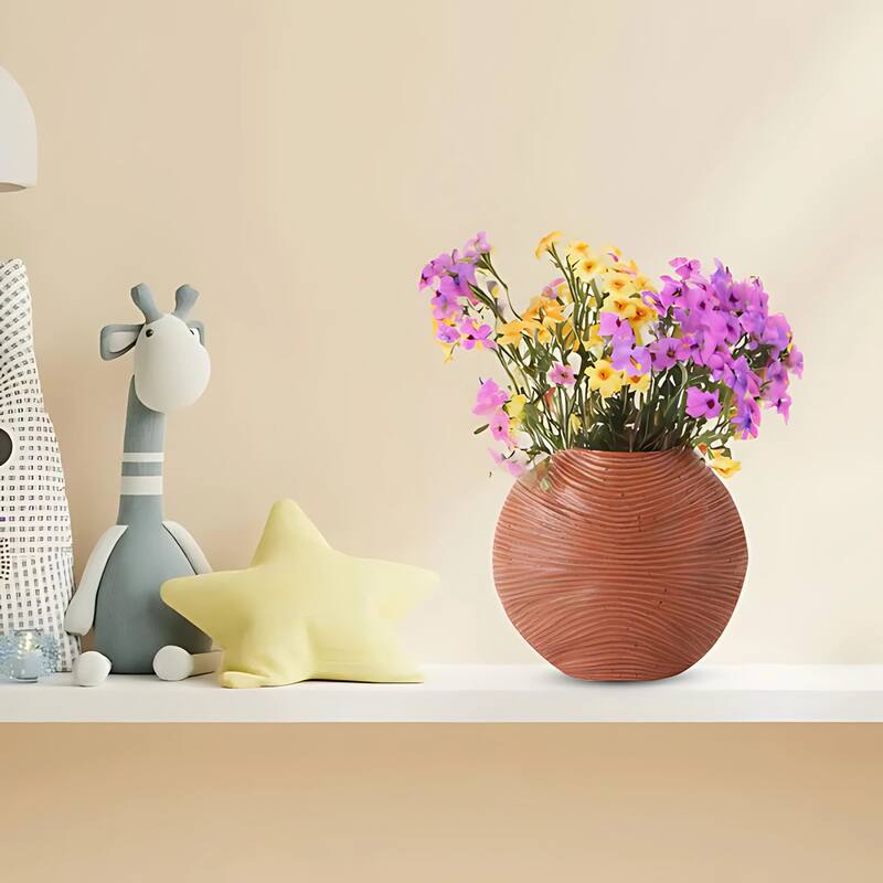 Aria Home Rustic Southwestern Ceramic Vase Terracotta Home Décor