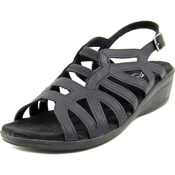 Easy Street Curly W Open-Toe Synthetic Slingback Sandal