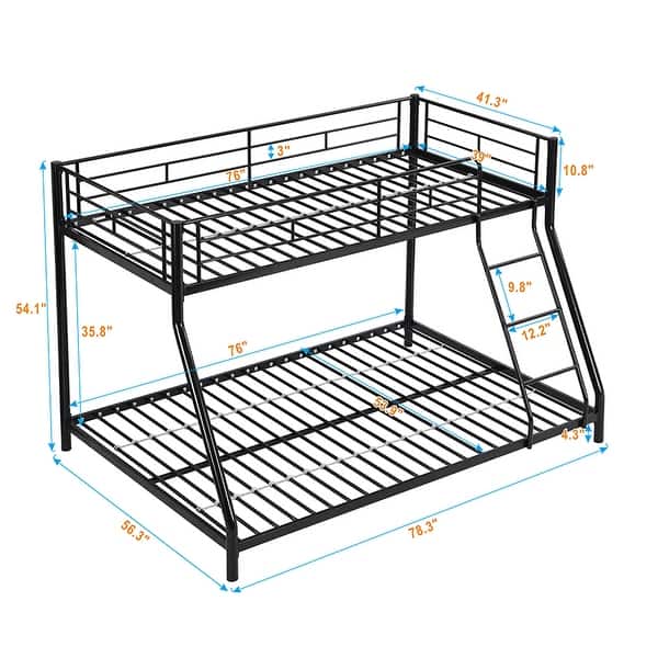 Metal Bunk Bed with Strong Steel Structure for Quiet and Stable Multi-Level Sleeping
