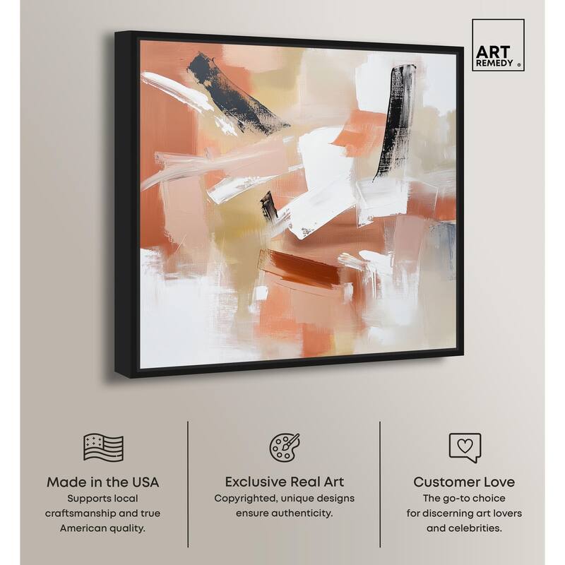 Rose and Rust III Canvas by Art Remedy