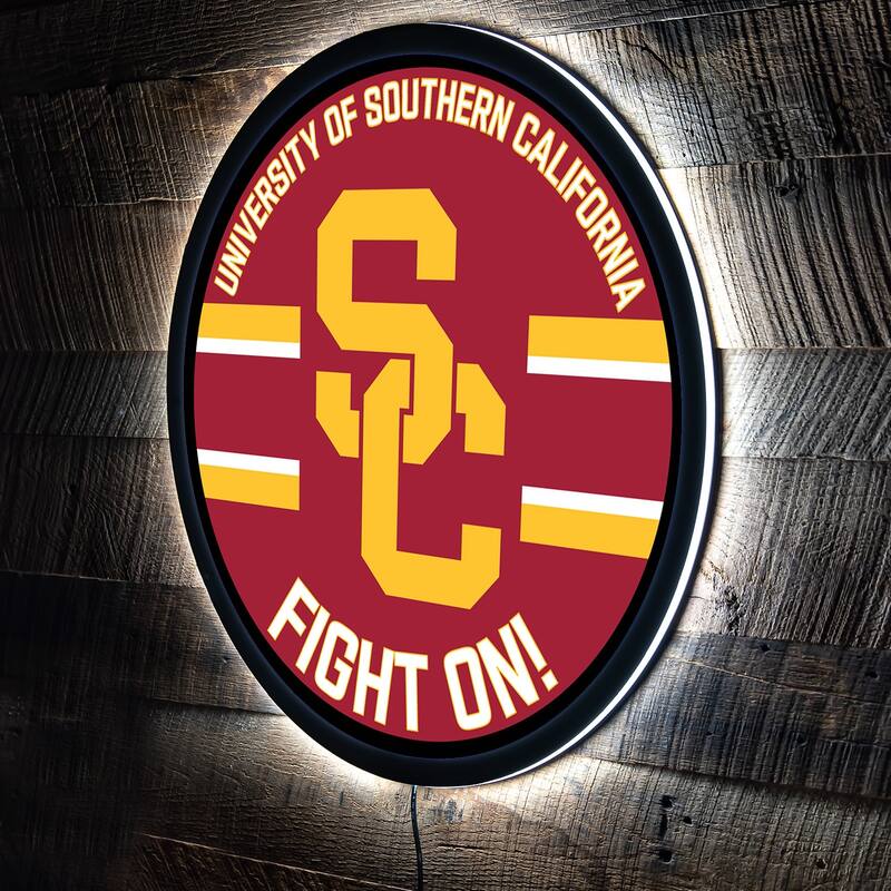 University of Southern California LED Lighted Sign - Red
