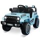 preview thumbnail 7 of 22, 12V Kids Ride On Truck Blue