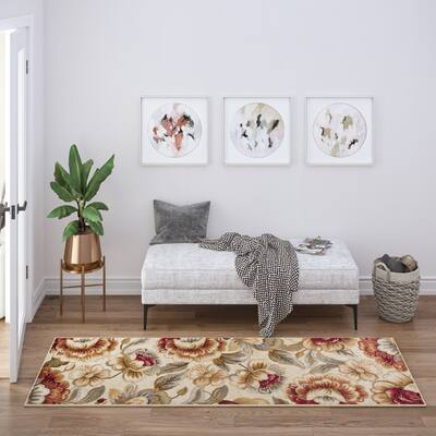 Infinity Transitional Floral Indoor Area Rug - 2'7 x 7'3