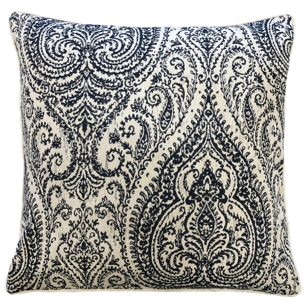 Rodeo Home Polina Traditional Damask Linen Throw Pillow. Opens flyout.