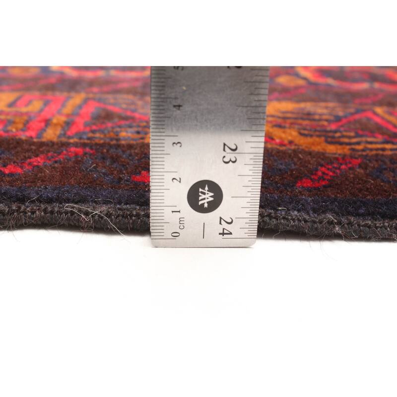 ECARPETGALLERY Hand-knotted Teimani Dark Navy Wool Rug - 4'1 x 6'11