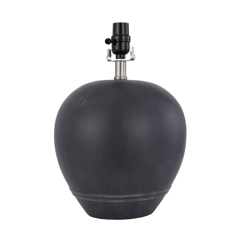 2 Pack Global Ceramic Accent Table Lamp with Linen Shade