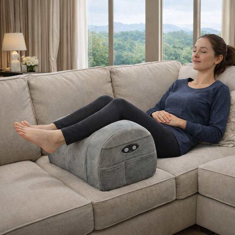 Carepeutic Leg Rest Wedge with Heated Comfort Massage