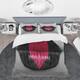 Designart 'Red Heart In Black and White Lips' Modern Duvet Cover Set ...